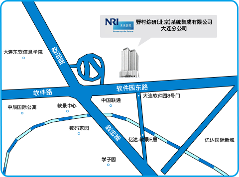 大連支社周辺マップ