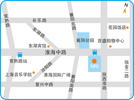 上海支社周辺マップ